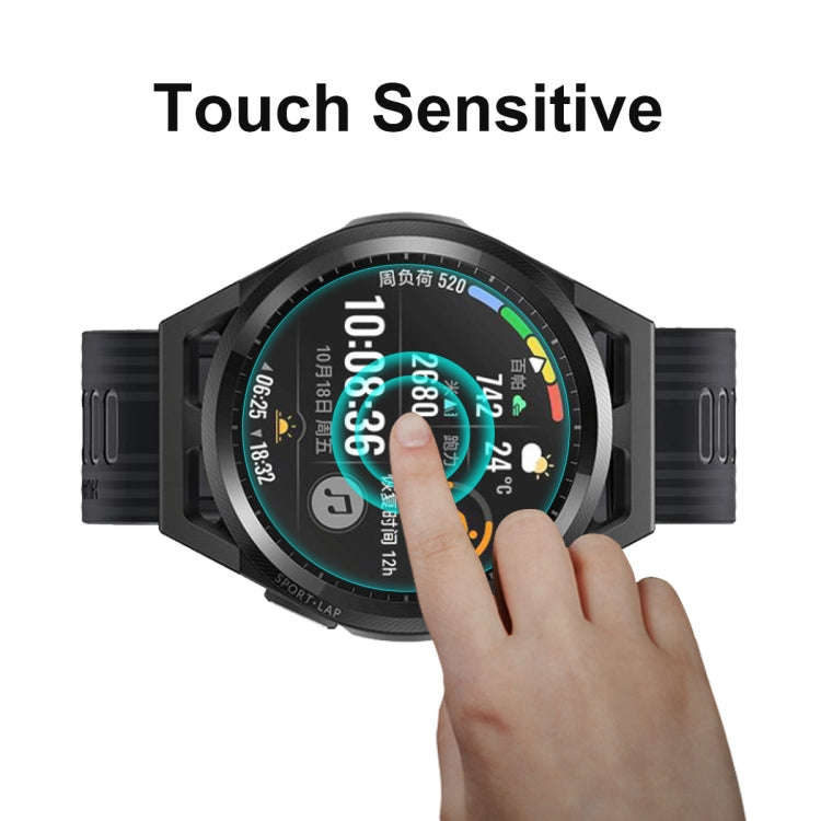 1 PC For Huawei Watch GT Runner 46mm ENKAY Hat-Prince 0.2mm 9H 2.15D Curved Edge Tempered Glass S...