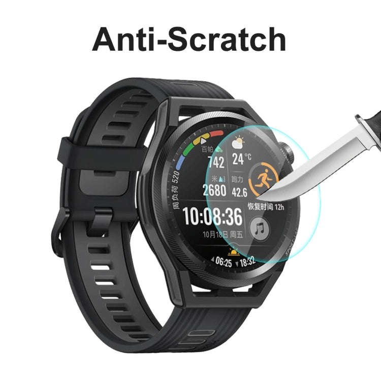 1 PC For Huawei Watch GT Runner 46mm ENKAY Hat-Prince 0.2mm 9H 2.15D Curved Edge Tempered Glass S...