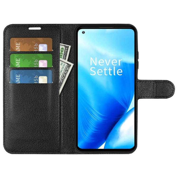 For OnePlus Nord N20 5G Litchi Texture Horizontal Flip Protective Case with Holder & Card Slots &...