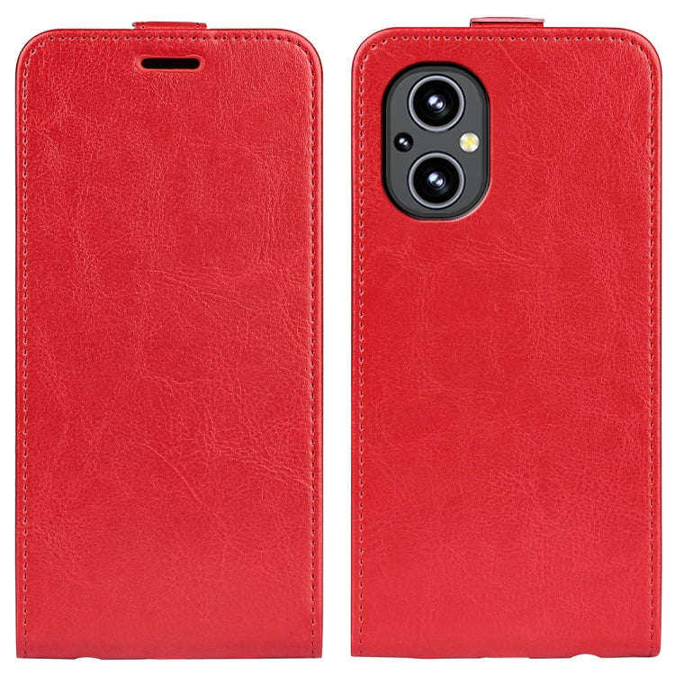 For OnePlus Nord N20 5G R64 Texture Single Vertical Flip Leather Protective Case with Card Slots ...