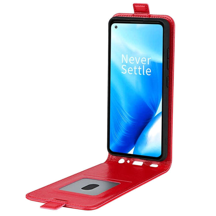 For OnePlus Nord N20 5G R64 Texture Single Vertical Flip Leather Protective Case with Card Slots ...