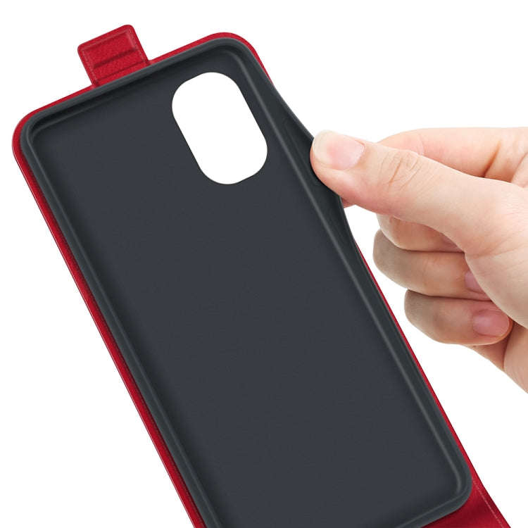 For OnePlus Nord N20 5G R64 Texture Single Vertical Flip Leather Protective Case with Card Slots ...