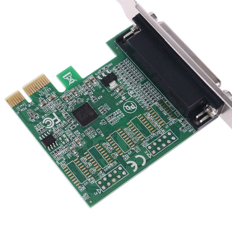 Parallel Port DB25 25pin PCIE Riser Card Printer LPT to PCI-E Express Cards AX99100 Converter Ada...