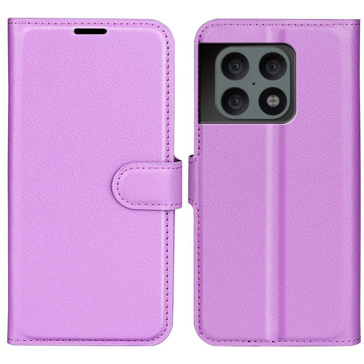 For OnePlus 10 Pro 5G Litchi Texture Horizontal Flip Protective Case with Holder & Card Slots & W...