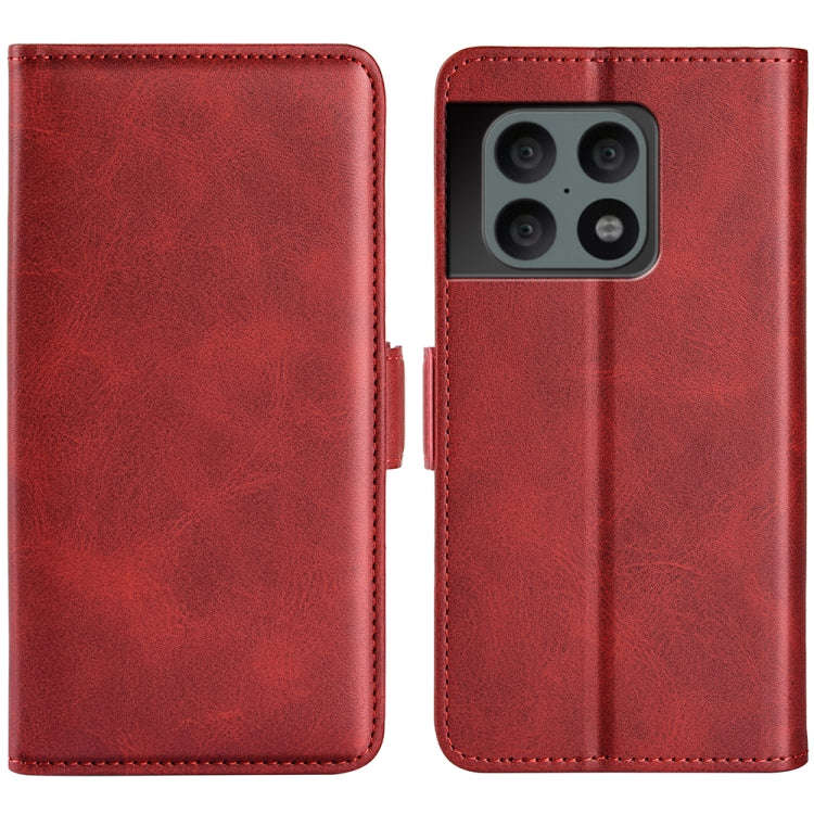 For OnePlus 10 Pro 5G Dual-side Magnetic Buckle Horizontal Flip Leather Case with Holder & Card S...