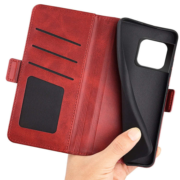 For OnePlus 10 Pro 5G Dual-side Magnetic Buckle Horizontal Flip Leather Case with Holder & Card S...