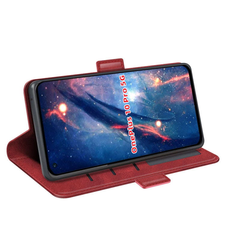 For OnePlus 10 Pro 5G Dual-side Magnetic Buckle Horizontal Flip Leather Case with Holder & Card S...