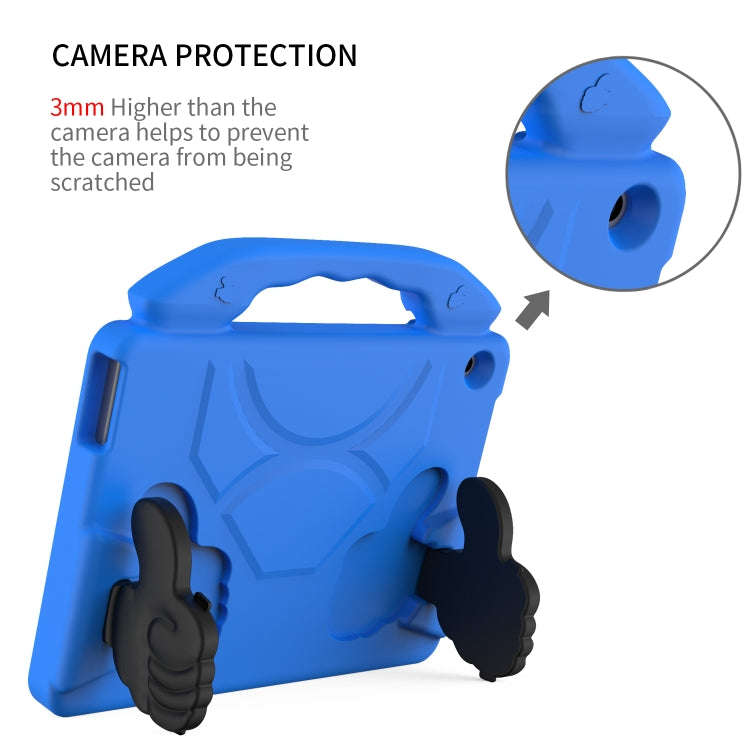 For Lenovo Tab M10 HD 10.1 TB-X505F/X505N EVA Shockproof Tablet Case with Thumb Bracket(Blue)
