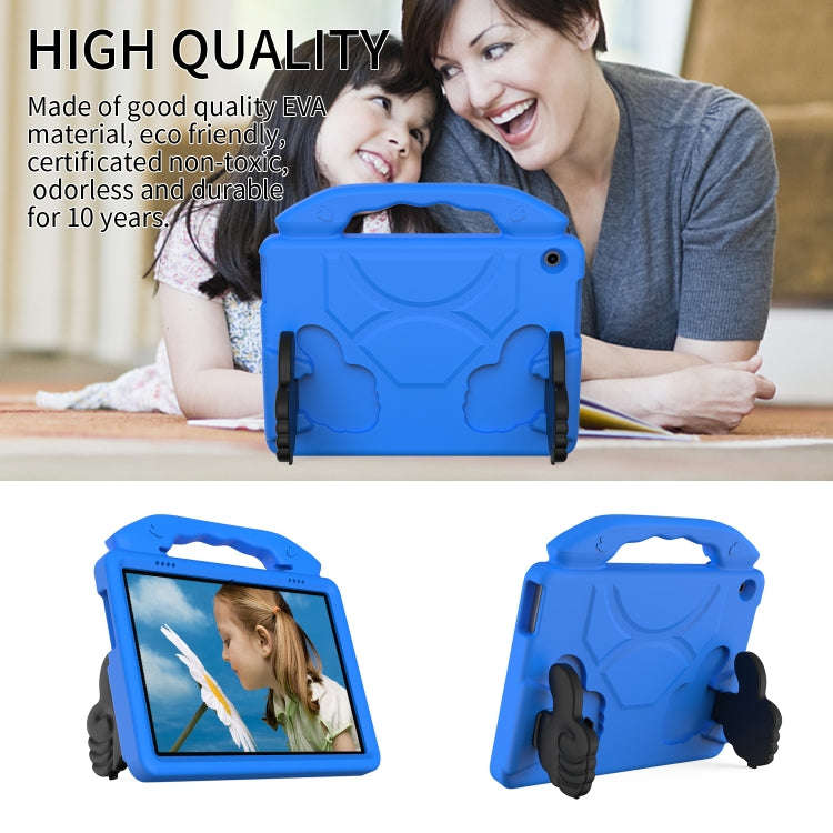 For Lenovo Tab M10 HD 10.1 TB-X505F/X505N EVA Shockproof Tablet Case with Thumb Bracket(Blue)