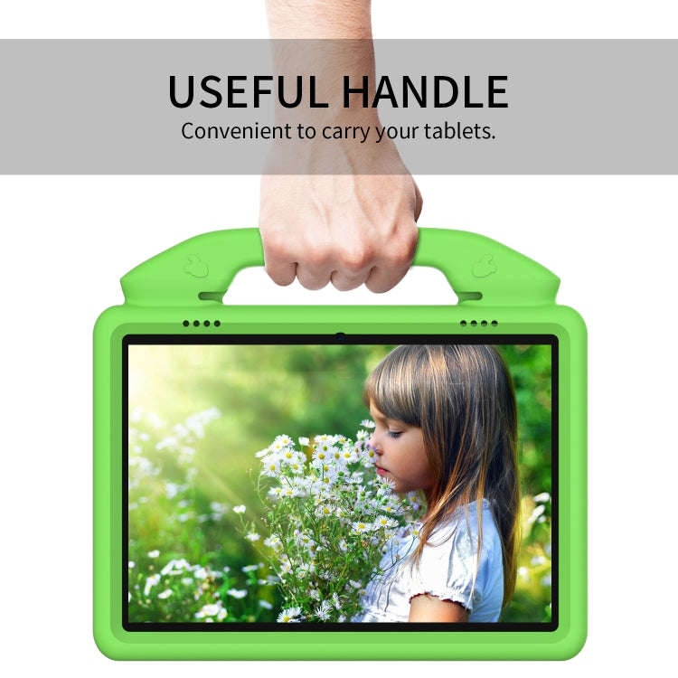 For Lenovo Tab M10 HD 10.1 TB-X505F/X505N EVA Shockproof Tablet Case with Thumb Bracket(Green)