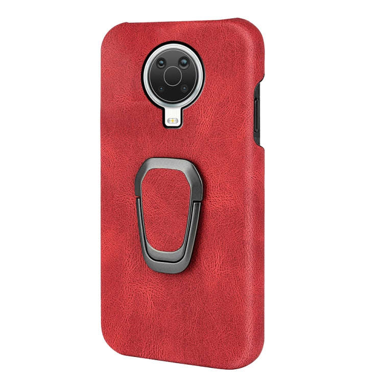For Nokia G20 Ring Holder PU Phone Case(Red)