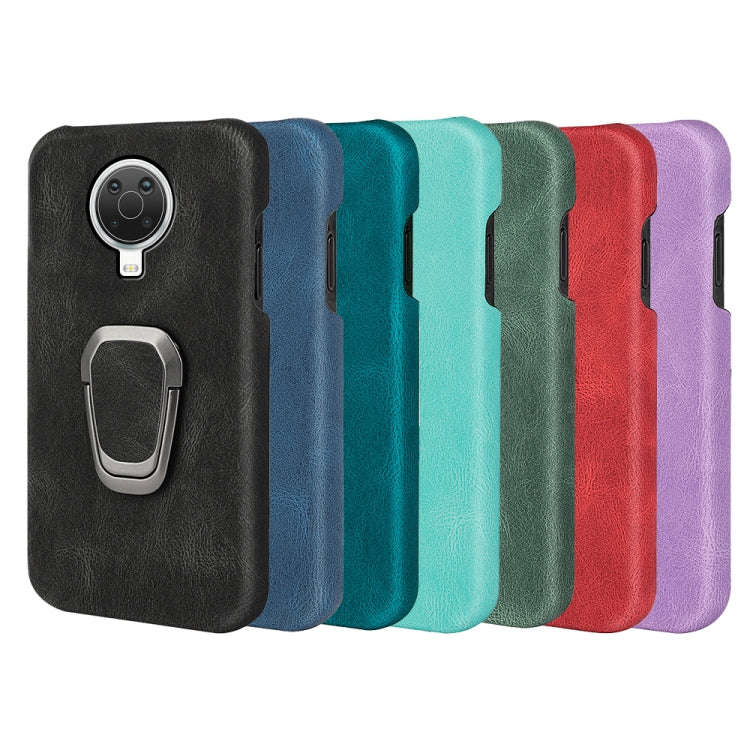 For Nokia G20 Ring Holder PU Phone Case(Red)