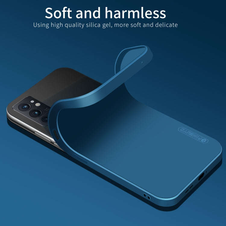 For OnePlus 9RT 5G PINWUYO Liquid Silicone TPU Phone Case(Blue)