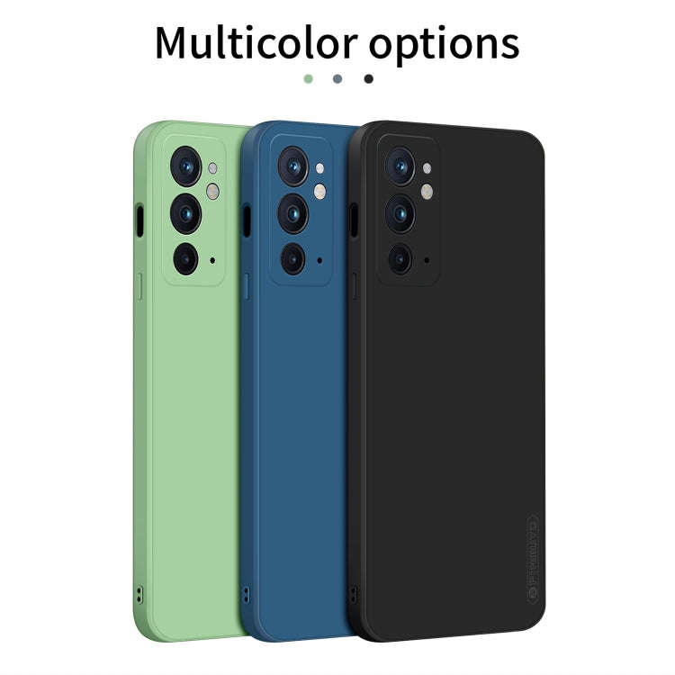 For OnePlus 9RT 5G PINWUYO Liquid Silicone TPU Phone Case(Blue)