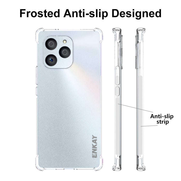 For Honor 60 SE ENKAY Transparent TPU Shockproof Case