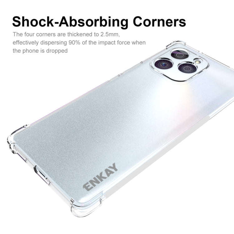 For Honor 60 SE ENKAY Transparent TPU Shockproof Case