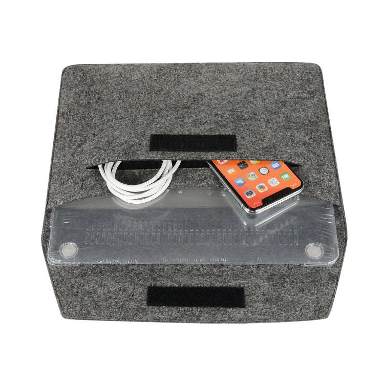 Felt Liner Bag Computer Bag Notebook Protective Cover For 13 inch(Black)