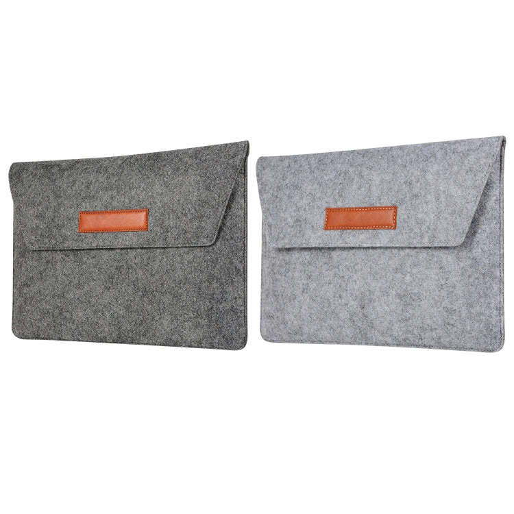 Felt Liner Bag Computer Bag Notebook Protective Cover For 13 inch(Black)