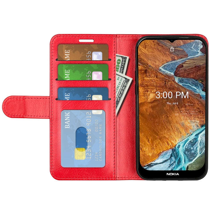 For Nokia G300 R64 Texture Single Horizontal Flip Phone Case(Red)
