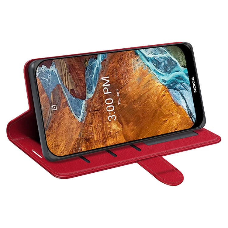 For Nokia G300 R64 Texture Single Horizontal Flip Phone Case(Red)