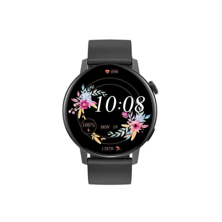 DT3 Mini 1.19 inch Silicone Watchband Color Screen Smart Watch(Black)