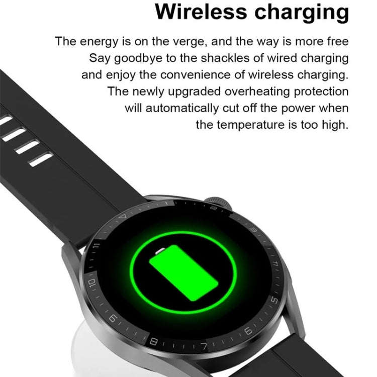 DT3 Mini 1.19 inch Silicone Watchband Color Screen Smart Watch(Black)