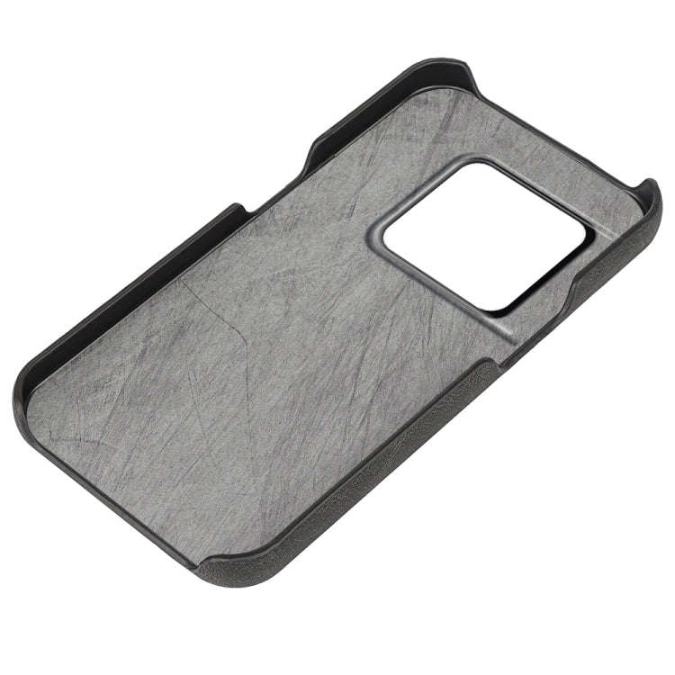 For OnePlus 10 Pro Ring Holder PU Phone Case(Mint Green)