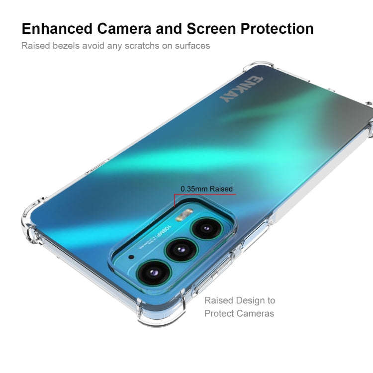 For Motorola Edge 20 ENKAY Transparent TPU Shockproof Case