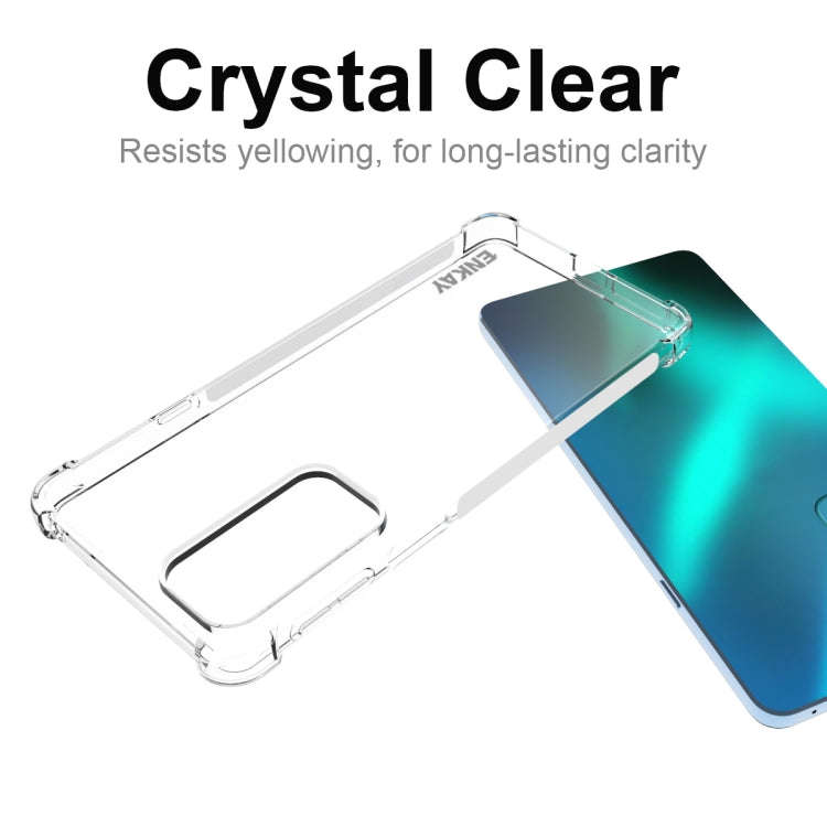 For Motorola Edge 20 ENKAY Transparent TPU Shockproof Case