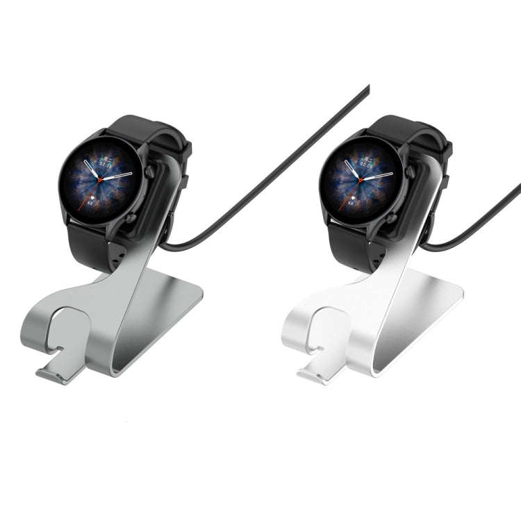 For Huami Amazfit GTS 3 / GTR 3 / GTR 3 Pro Fast Charging Magnetic Stand(Silver)