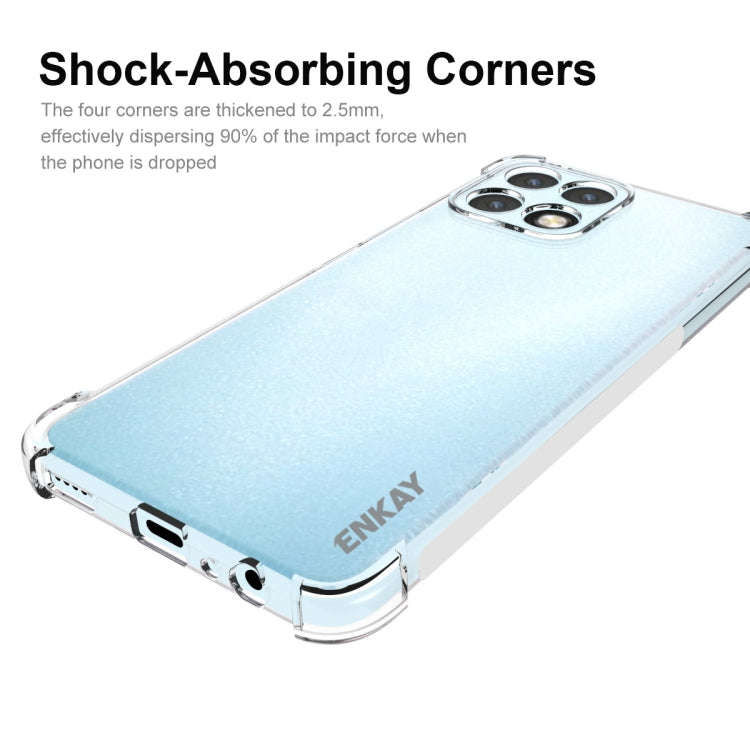 For Honor X30i ENKAY Transparent TPU Shockproof Case