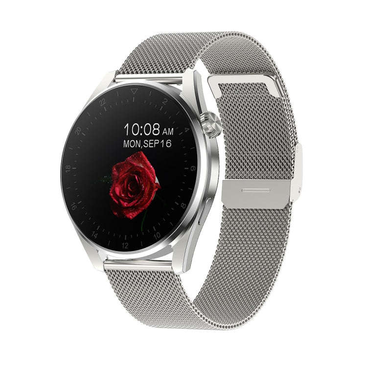 T3 IP68 1.36 inch Steel Watchband Color Screen Smart Watch(Silver)