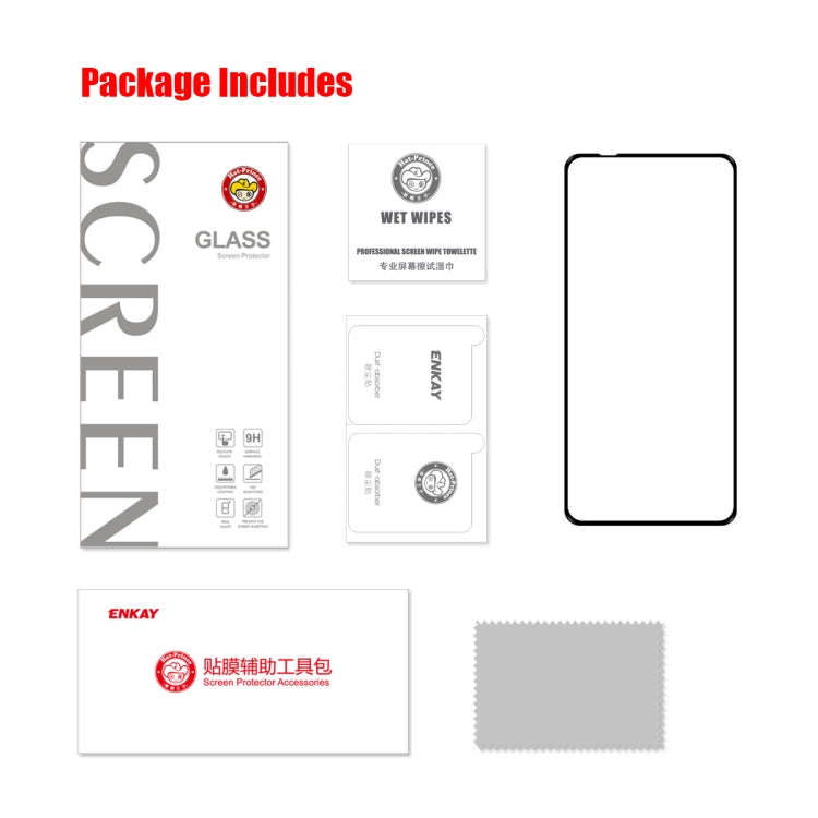 1 PCS For Motorola Edge X30 ENKAY 0.26mm 9H Tempered Glass Full Film