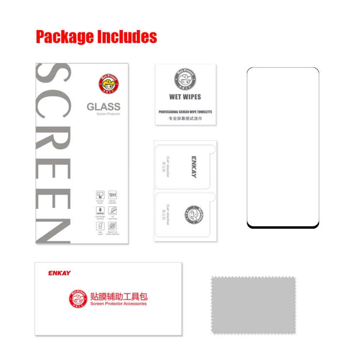 1 PCS For Honor X30 ENKAY ENKAY 0.26mm 9H Tempered Glass Full Film