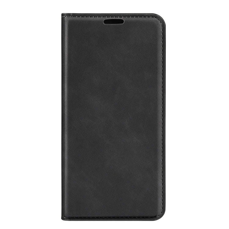 For Motorola Moto G51 5G Retro-skin Magnetic Suction Leather Phone Case(Black)