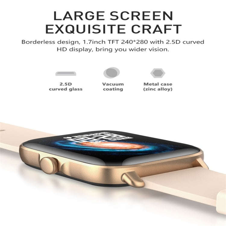 Y22 1.7inch IP67 Color Screen Smart Watch(Silver)