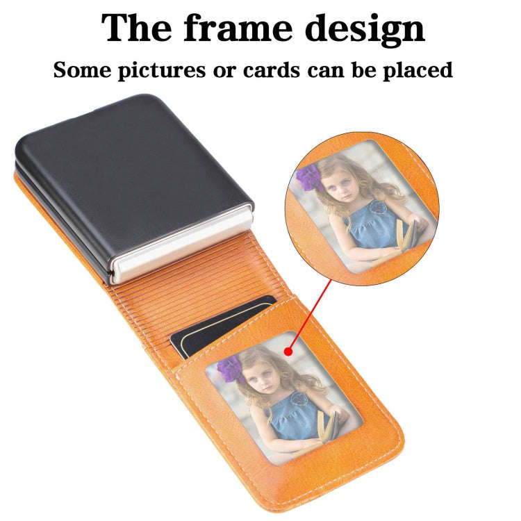 For Huawei P50 Pocket Wallet Card Folding Phone Case(Yellow)