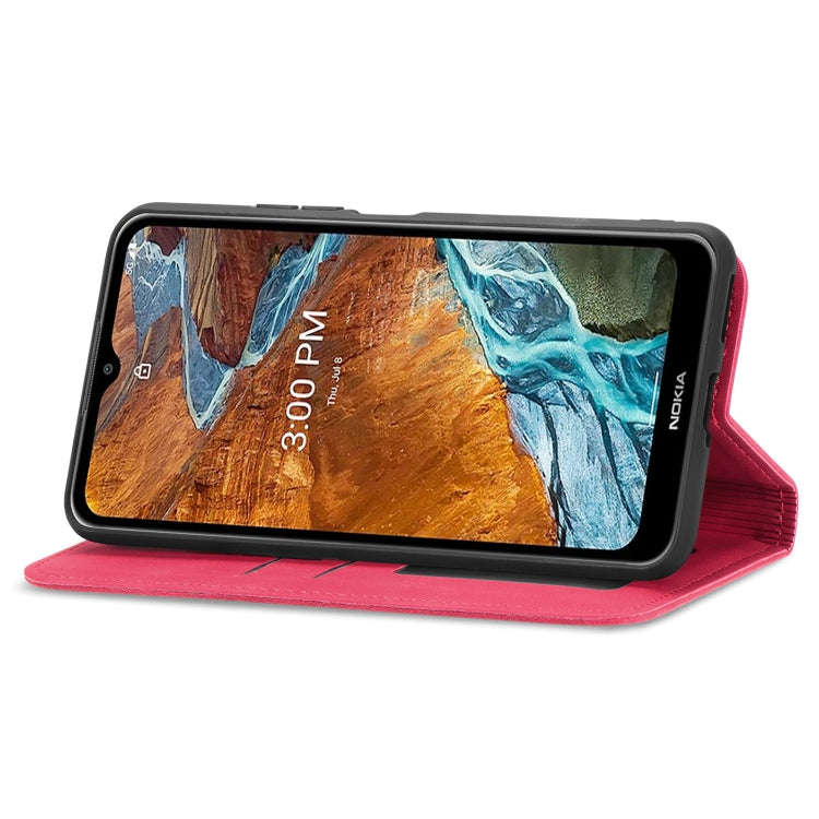 For Nokia G300 Retro Skin Feel Magnetic Horizontal Flip Leather Phone Case(Red)