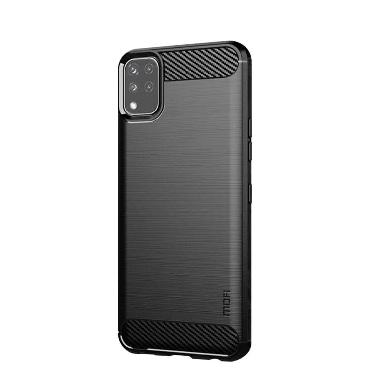 For LG K42 MOFI Gentleness Brushed Carbon Fiber Soft TPU Case(Black)