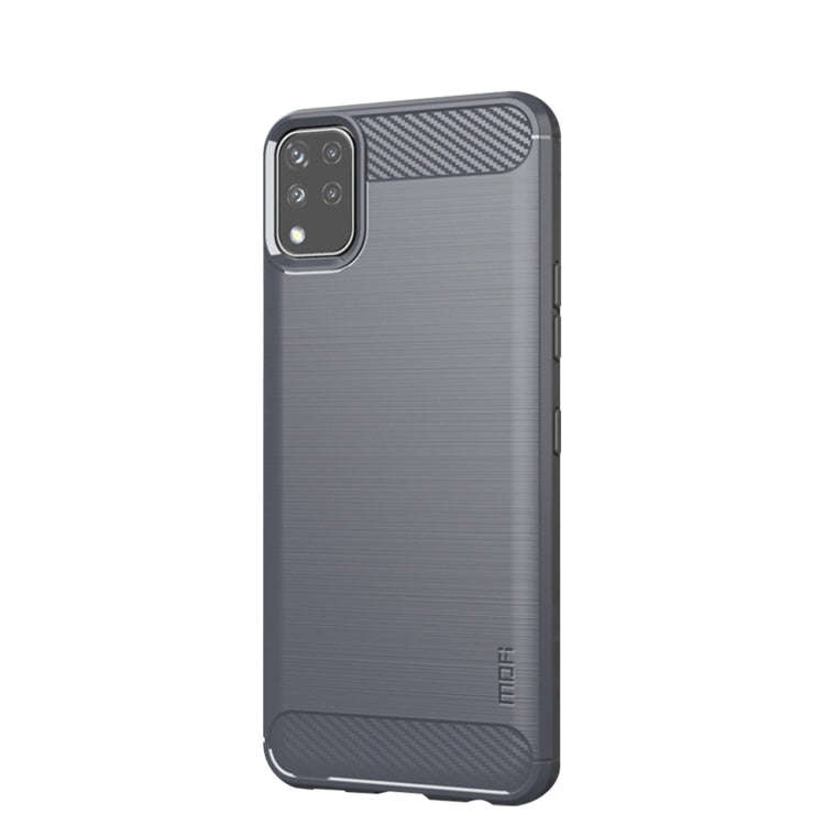 For LG K42 MOFI Gentleness Brushed Carbon Fiber Soft TPU Case(Gray)