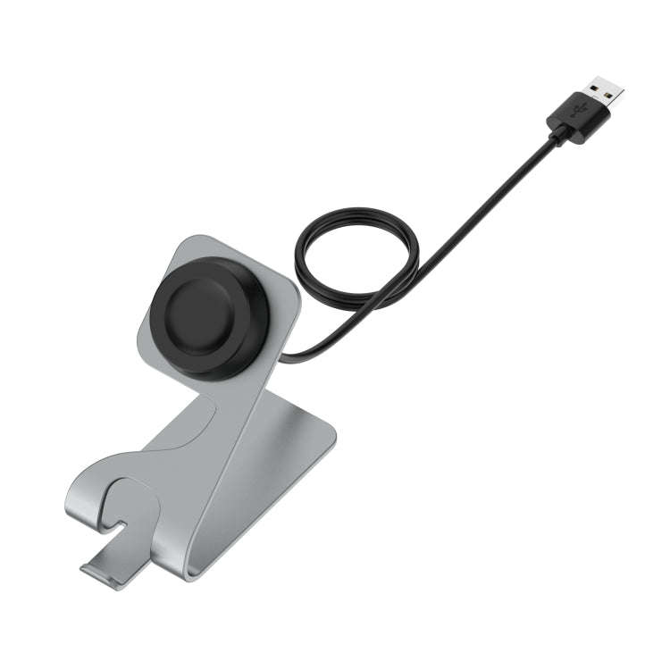For Huawei Watch 3 Rotatable Magnetic Metal Charging Base(Gray)