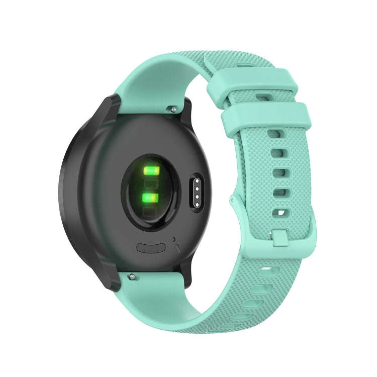 For Honor Magic Watch 2 42mm Checkered Silicone Watch Band(Water Duck)