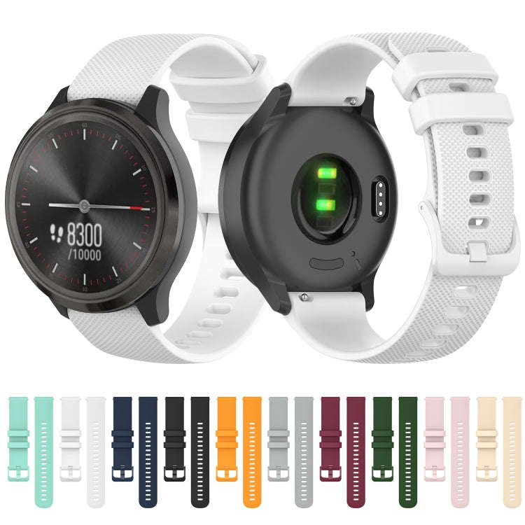 For Honor Magic Watch 2 42mm Checkered Silicone Watch Band(Water Duck)