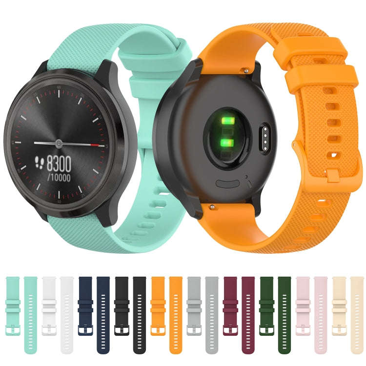 For Honor Watch Dream 22mm Checkered Silicone Watch Band(Water Duck)