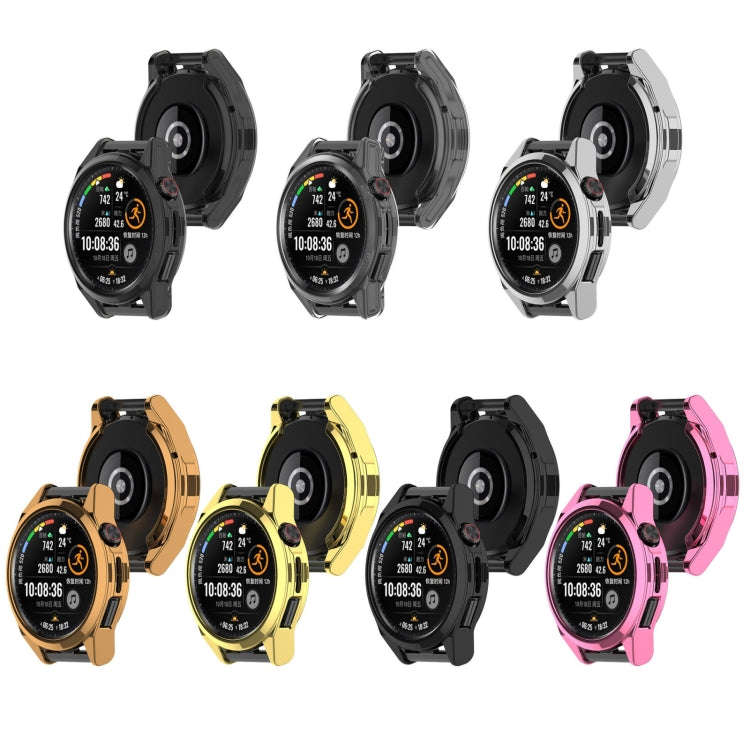 For Huawei Watch GT Runner TPU Integrated Protective Case(Rose gold)
