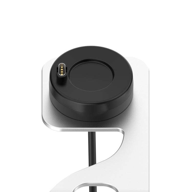 For Garmin Fenix 7 Smart Watch Metal Charger Stand(Silver)
