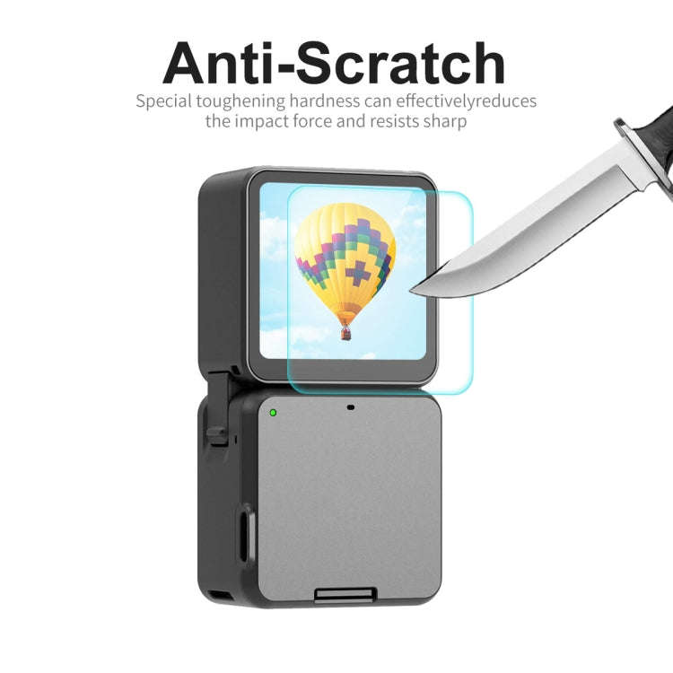 For DJI Action 2 ENKAY 0.2mm 9H Tempered Glass Screen Film, Version:Power Combo