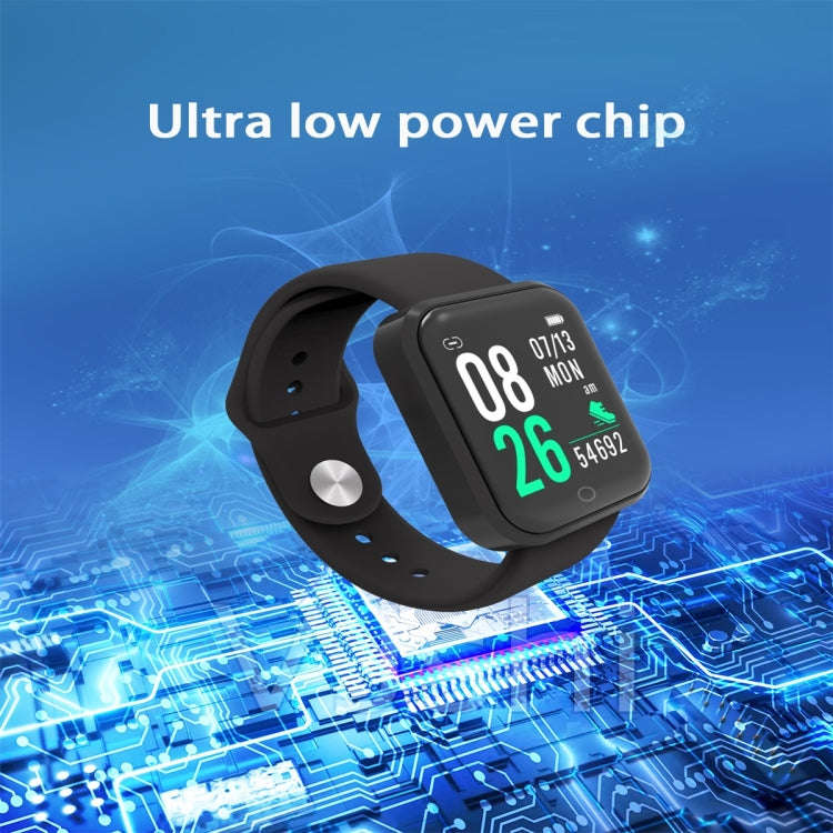 D20L 1.3 inch IP67 Waterproof Color Screen Smart Watch(Black)