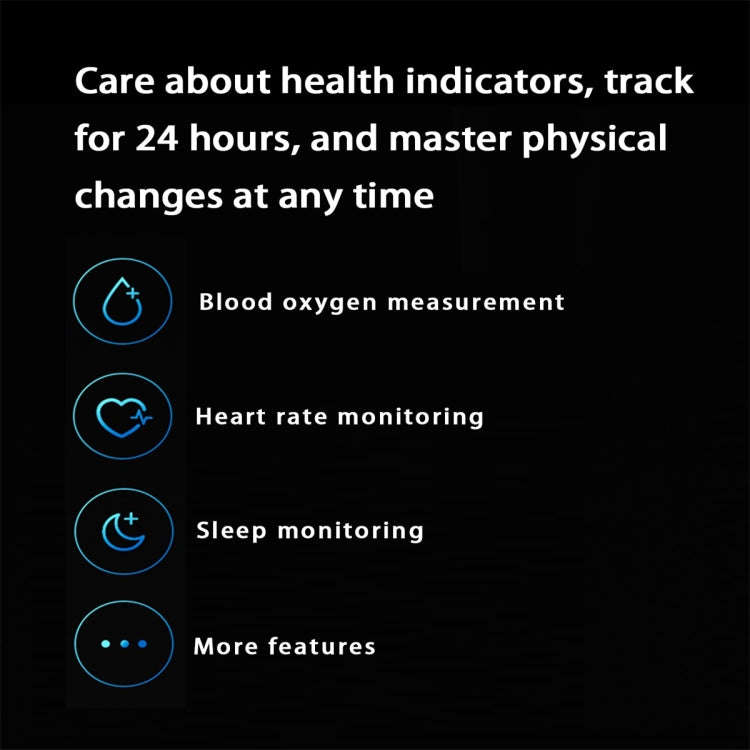 D20L 1.3 inch IP67 Waterproof Color Screen Smart Watch(Black)