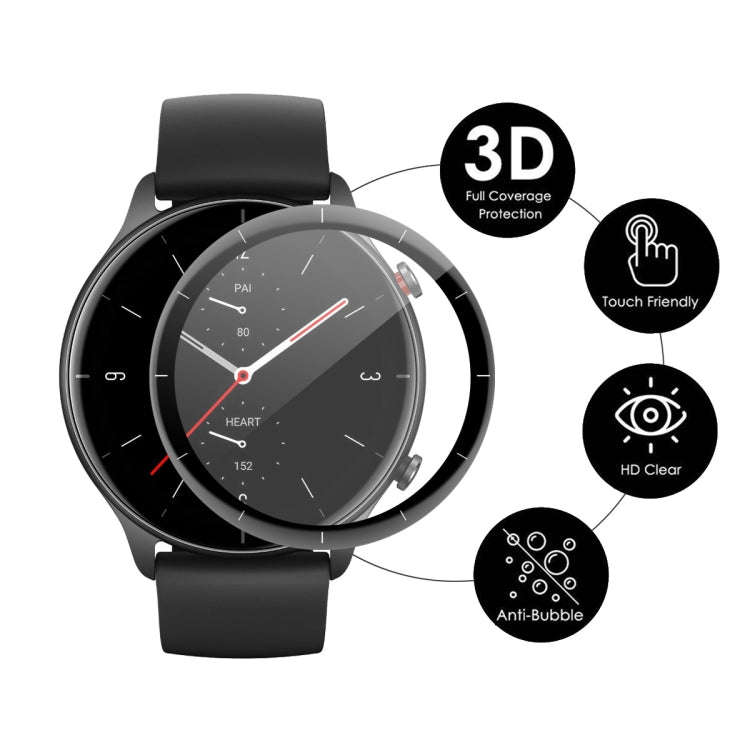 1 PC ENKAY 3D Full Coverage Soft PC Edge + PMMA HD Screen Protector Film For Amazfit GTR 3